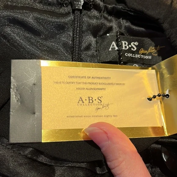 Allen Schwartz A.B.S. black classy dress - Picture 3 of 7